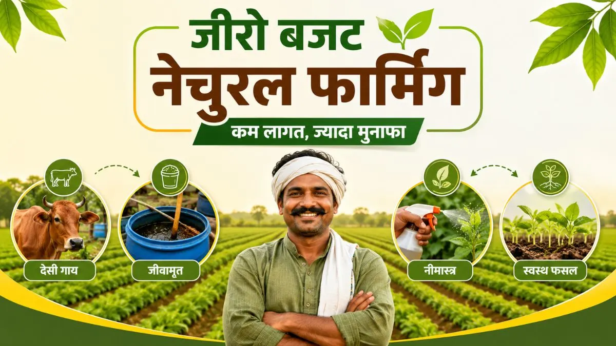 Zero Budget Natural Farming (ZBNF): बिना खाद और कीटनाशक खरीदे कैसे करें मुनाफे वाली खेती?